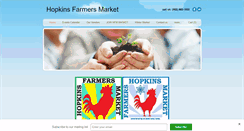 Desktop Screenshot of hopkinsfarmersmarket.com